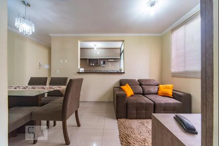 Sala de apartamento para alugar com 2 quartos, 45m² em Vila Homero Thon, Santo André