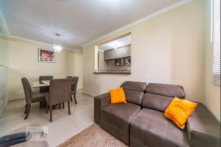 Sala de apartamento para alugar com 2 quartos, 45m² em Vila Homero Thon, Santo André