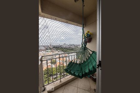 Varanda Sala de apartamento à venda com 2 quartos, 74m² em Vila Carlos de Campos, São Paulo