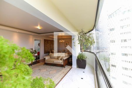 Varanda da Sala de apartamento à venda com 3 quartos, 167m² em Vila Suzana, São Paulo