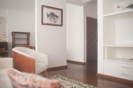 Detalhe Sala de apartamento para alugar com 1 quarto, 80m² em Santa Cecilia, São Paulo