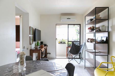 Sala de apartamento para alugar com 2 quartos, 72m² em Estuário, Santos