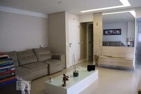 Sala de apartamento à venda com 3 quartos, 127m² em Vila Scarpelli, Santo André