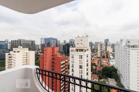 Varanda de apartamento para alugar com 2 quartos, 68m² em Vila Nova Conceição, São Paulo