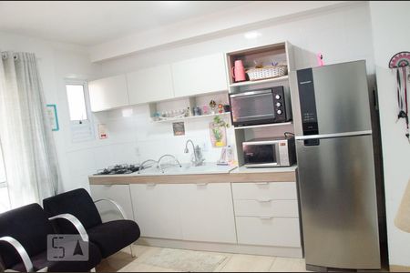 Cozinha de apartamento à venda com 1 quarto, 34m² em Vila Nova Carolina, São Paulo