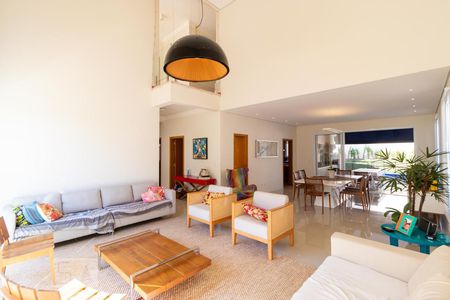 Sala de Estar de casa de condomínio para alugar com 5 quartos, 346m² em Bairro das Palmeiras, Campinas