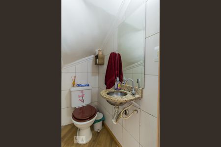 Lavabo de casa de condomínio à venda com 3 quartos, 150m² em Vila Euthalia, São Paulo