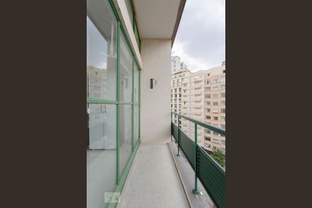 Varanda de apartamento à venda com 1 quarto, 39m² em Consolação, São Paulo