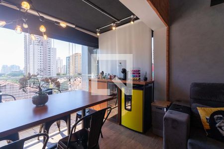 Sala de apartamento à venda com 1 quarto, 70m² em Vila Pompéia, São Paulo