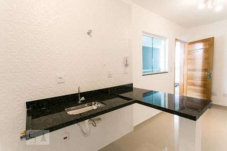 Sala e Cozinha de casa de condomínio para alugar com 2 quartos, 40m² em Água Rasa, São Paulo
