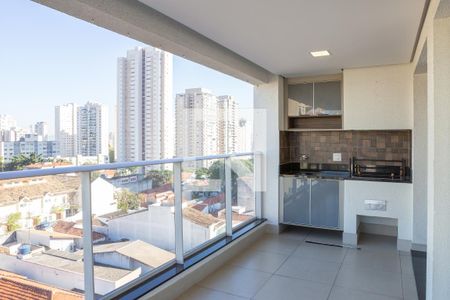Varanda Gourmet de apartamento à venda com 3 quartos, 132m² em Siciliano, São Paulo
