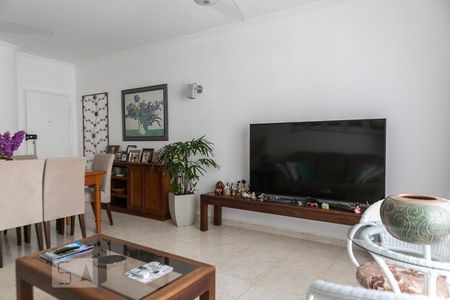 Sala de apartamento para alugar com 3 quartos, 122m² em Ponta da Praia, Santos