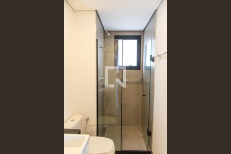 Banheiro de kitnet/studio para alugar com 1 quarto, 16m² em Vila Mariana, São Paulo