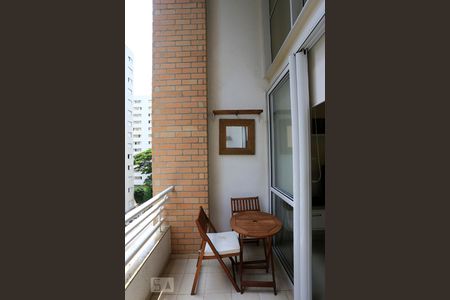 Varanda de apartamento à venda com 1 quarto, 45m² em Cidade Monções, São Paulo
