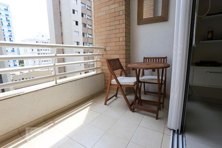 Varanda de apartamento à venda com 1 quarto, 45m² em Cidade Monções, São Paulo