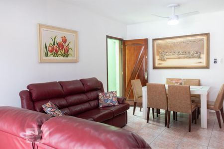 Sala de casa à venda com 3 quartos, 200m² em Campestre, Santo André