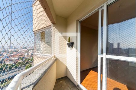 Varanda da Sala de apartamento para alugar com 2 quartos, 60m² em Vila Luzita, Santo André