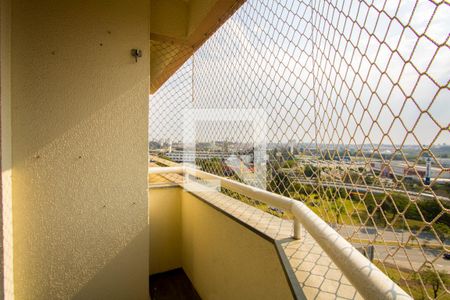 Varanda da sala de apartamento para alugar com 2 quartos, 60m² em Vila Luzita, Santo André
