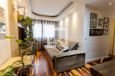 Sala de apartamento à venda com 3 quartos, 64m² em Jardim Utinga, Santo André