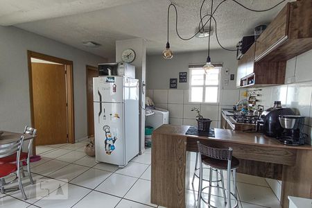 Sala de Estar e cozinha de apartamento para alugar com 2 quartos, 49m² em Campina, São Leopoldo