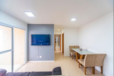 Sala de apartamento para alugar com 2 quartos, 52m² em Vila Humaitá, Santo André