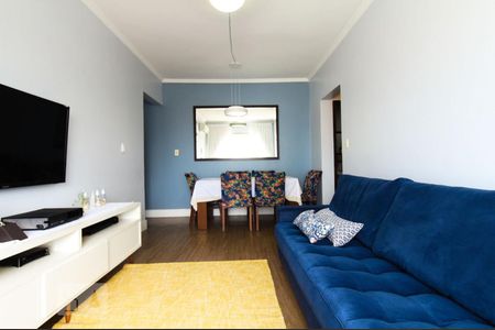 Sala de apartamento para alugar com 3 quartos, 105m² em Marapé, Santos