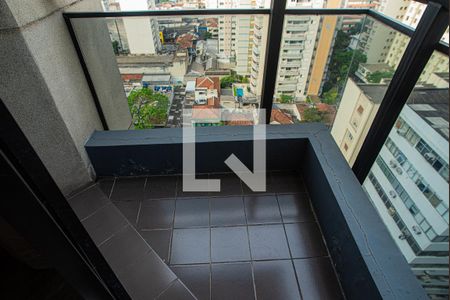 Varanda da sala de apartamento para alugar com 1 quarto, 48m² em Consolação, São Paulo