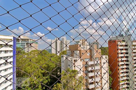 Vista da Varanda da Sala de apartamento à venda com 2 quartos, 70m² em Vila Andrade, São Paulo