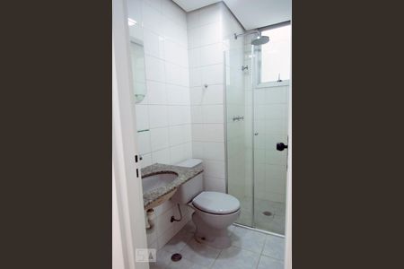 Banheiro suíte de apartamento à venda com 2 quartos, 60m² em Vila Regente Feijó, São Paulo