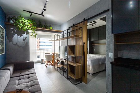 Sala de apartamento à venda com 1 quarto, 35m² em Pinheiros, São Paulo
