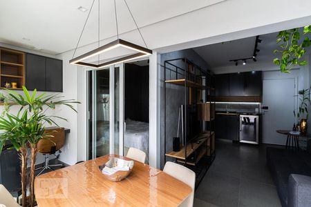 Varanda gourmet de apartamento para alugar com 1 quarto, 35m² em Pinheiros, São Paulo