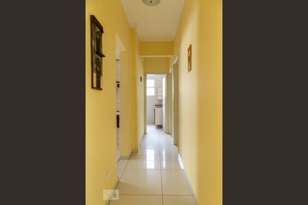 Corredor de apartamento para alugar com 2 quartos, 113m² em Boqueirão, Santos