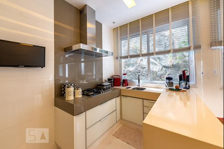 Cozinha de apartamento à venda com 2 quartos, 100m² em Lagoa, Rio de Janeiro