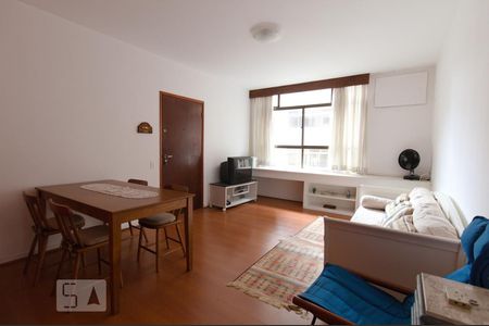 Sala de apartamento para alugar com 1 quarto, 65m² em Aparecida, Santos