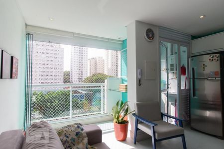 Varanda de apartamento para alugar com 1 quarto, 49m² em Santo Amaro, São Paulo