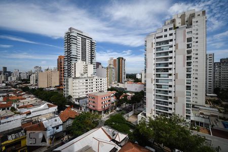 Varanda de apartamento à venda com 1 quarto, 58m² em Pinheiros, São Paulo