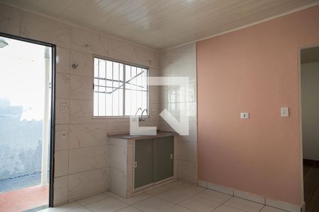 Cozinha de apartamento para alugar com 1 quarto, 35m² em Vila Guarani (zona Sul), São Paulo