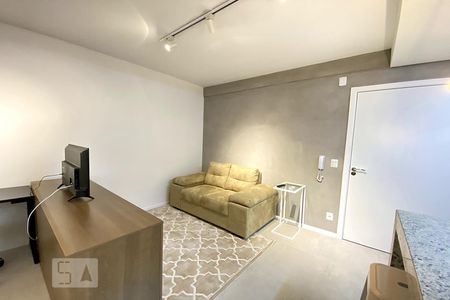 Sala de Estar de kitnet/studio para alugar com 1 quarto, 26m² em Rio Branco, Novo Hamburgo