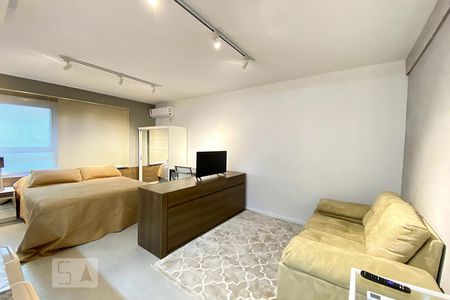 Sala de Estar de kitnet/studio para alugar com 1 quarto, 26m² em Rio Branco, Novo Hamburgo