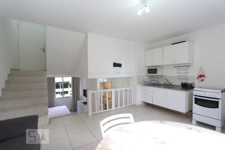 Sala/Cozinha de apartamento à venda com 1 quarto, 45m² em Vila Tramontano, São Paulo