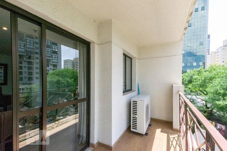 Varanda de apartamento à venda com 1 quarto, 28m² em Vila Olímpia, São Paulo