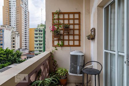 Varanda de apartamento à venda com 2 quartos, 85m² em Vila Buarque, São Paulo