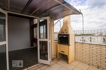 Varanda com churrasqueira de apartamento à venda com 2 quartos, 84m² em Jardim Botânico, Porto Alegre