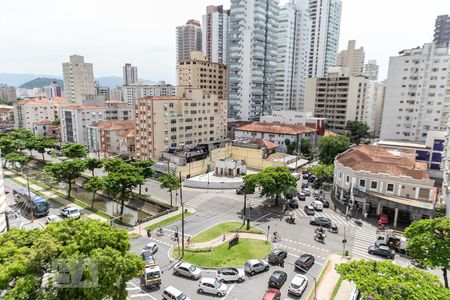 Vista de apartamento para alugar com 2 quartos, 106m² em Marapé, Santos