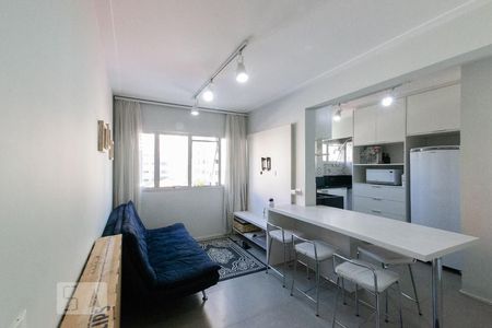 Sala de apartamento para alugar com 2 quartos, 52m² em Indianópolis, São Paulo