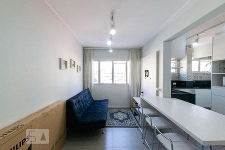 Sala de apartamento para alugar com 2 quartos, 52m² em Indianópolis, São Paulo