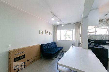 Detalhe Sala de apartamento para alugar com 2 quartos, 52m² em Indianópolis, São Paulo