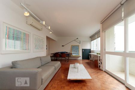 Sala de apartamento para alugar com 1 quarto, 107m² em Jardim Paulista, São Paulo