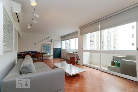 Sala de apartamento para alugar com 1 quarto, 107m² em Jardim Paulista, São Paulo