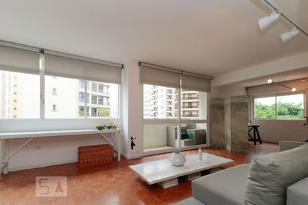 Sala de apartamento para alugar com 1 quarto, 107m² em Jardim Paulista, São Paulo